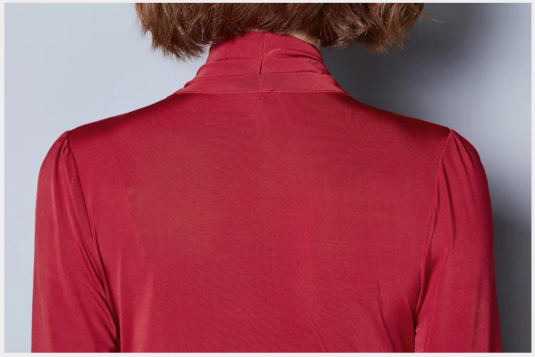 BIBOYAMALL Women Blouses Autumn Blouse Velour Slim Blusa Feminina Tops Fashion Chemise Femme Shirts Plus Size XXXL Black/Red BIBOYAMALL Women Blouses Autumn Blouse Velour Slim Blusa Feminina Tops Fashion Chemise Femme Shirts Plus Size XXXL Black/Red