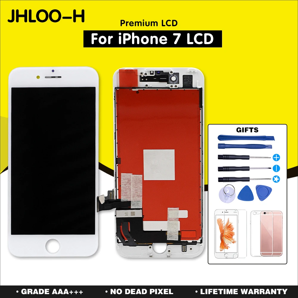 

30PCS/LOT For iPhone 7 LCD With Touch Screen Digitizer Assembly Display Replacement No Dead Pixel 4.7 Inch Free Shipping