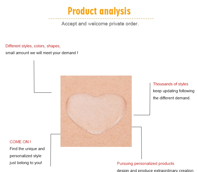 100 шт./лот 1 ''сердце Форма Смола Стикеры эпоксидной смолы Стикеры cabochone Смола бутылки Кепки Стикеры ясно эпоксидной Стикеры