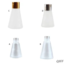 Прозрачное стекло Арома диффузор пустые бутылки скраб конус контейнеры для эфирных масел DIY Замена Рид баночки Свадебная вечеринка деко