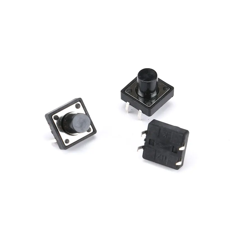 10PCS PCB Tactile Tact Mini Push Button Switch SMD 4pin Micro switch 12124.356789 MM 12x124.3MM5MM6MM7MM8MM9MM (1)