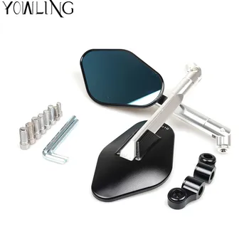 

YOWLING Moto Aluminum CNC motorcycle Side mirror rearview accessories For Kawasaki Z1000 Z800 Z750 EX-300 Z900 Z650 Z250 NINJA