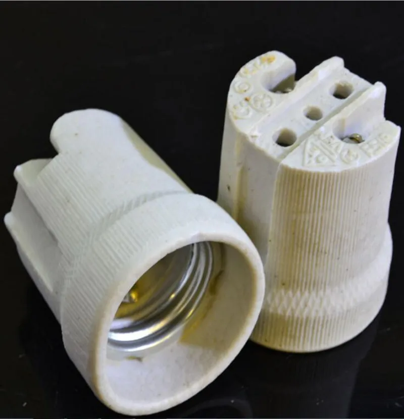E27 Ceramic Porcelain Screw Lamp Holders for Heat Bulb Light Lampholder