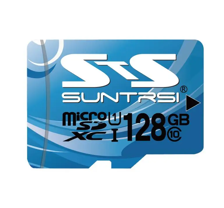 Карта памяти Suntrsi, 128 ГБ, Micro SD, TF карта, высокая скорость, класс 10, 64 ГБ, 32 ГБ, Mini TF карта для смартфонов и камер - Емкость: 128GB Class 10