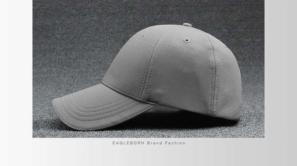 EAGLEBORN Новинка Masculino SnapbackS Casquette Gorras пустой изогнутый сплошной цвет Регулируемая бейсбольная кепка Bone cap s