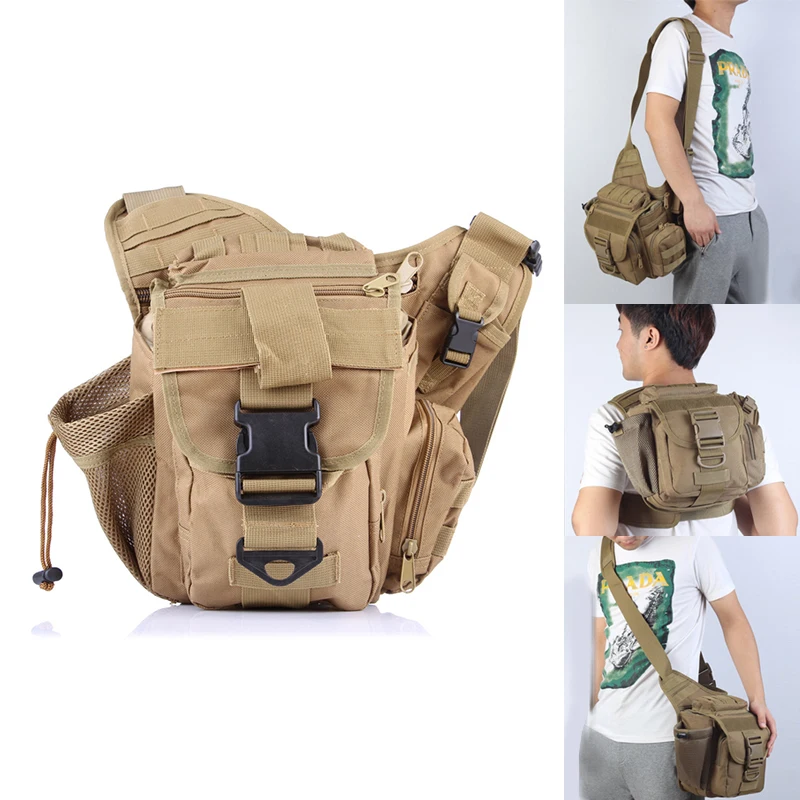 Outdoor Sport Tactics Saddle Bag MOLLE Military Waist Pack Camera
