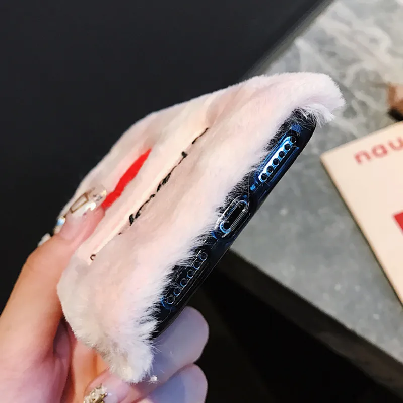 Plush Fluffy case for iphone xs max (8)