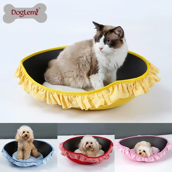 

Doglemi high Quality Nature Oval Pet Cat Bed EVA durable