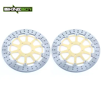 

BIKINGBOY Front Brake Discs Rotors Disks GSX1300R Hayabusa 99-07 GSX1300RZ 2002-2007 GSX 1400 01-08 02 03 04 05 GSX 1300 R RZ