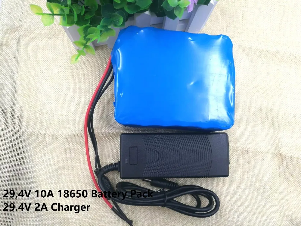 

24V 10 Ah 7S5P 18650 Lithium Battery 29.4 v Electric Bicycle Moped /Electric/Lithium ion Battery Pack +25.2V 2A Charger