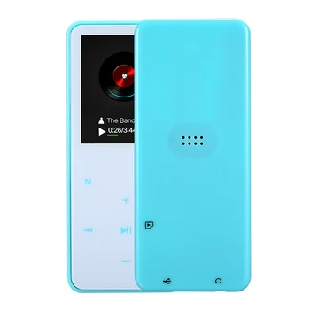 

AAAE 32G Sports mp3mp4 player has screen lossless music can be inserted card recording display lyrics White + rose red