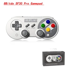 8Bitdo SF30 Pro Gamepad Controller Joystick for Nintendo Switch Windows Mac OS Android Rumble Vibration Motion Controls SN30
