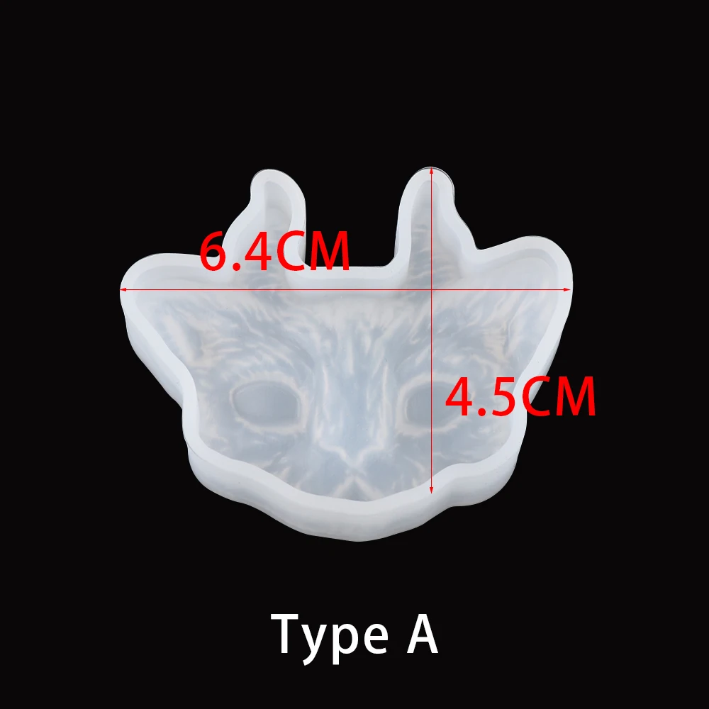 1 шт кошка с рогом или глазом силиконовая форма ожерелье кулон Смола форма для изготовления ювелирных изделий DIY ручной работы смолы формы для ювелирных изделий