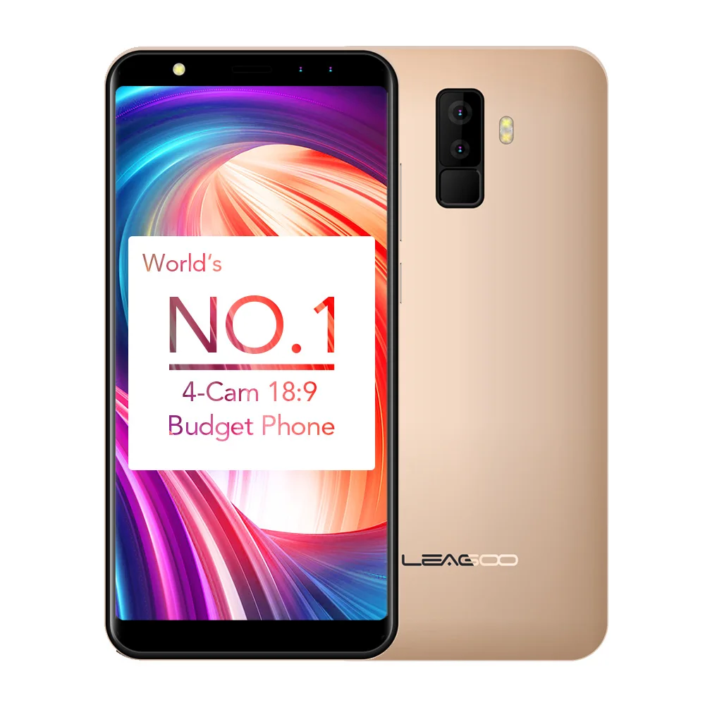 Leagoo M9 5 &quot18:9 полный Экран четыре камеры Android 7 0 MT6580A 4 ядра 2 Гб Оперативная память 16