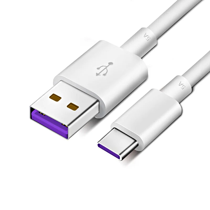 

5A USB Type C Cable PD Fast Charging Data Sync Cable USB C For Samsung S10 Huawei Xiaomi Redmi Andriod Mobile Phone Type-C Cable