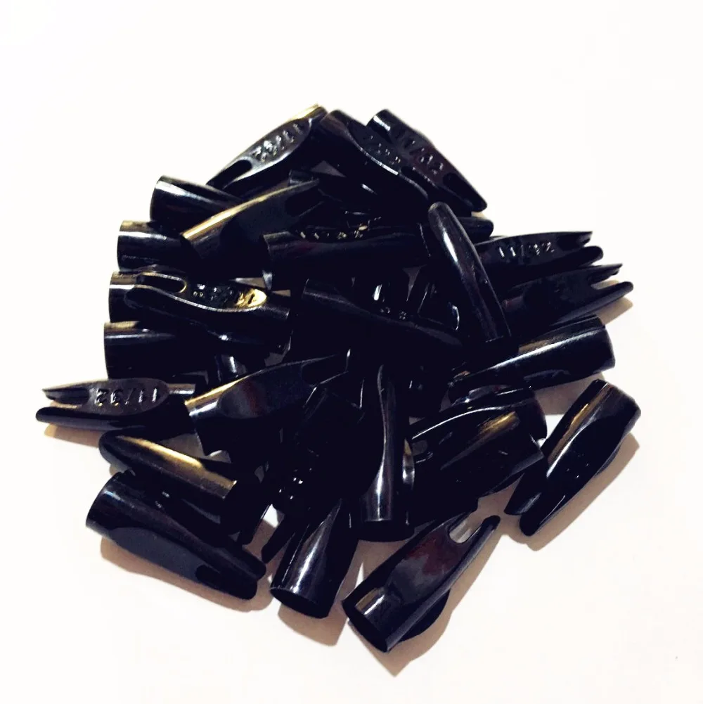 Archery Arrow Nocks 50PCS/lot 11/32 For OD 8mm Wooden shaft Wooden Arrows Taper Groove style DIY