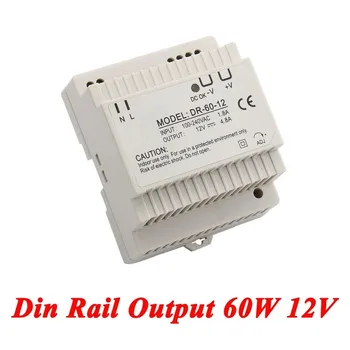 

DR-60 Din Rail Power Supply 60W 12V 4.5A,Switching Power Supply AC 110v/220v Transformer To DC 12v,ac dc converter