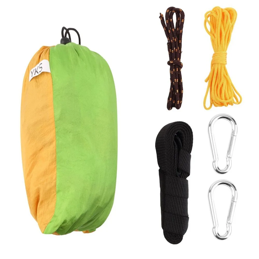 

Top Selling Portable Nylon Hammock With 330 Pounds Maximum Capacity With 2 Hooks,Stripes,Mosquito Net
