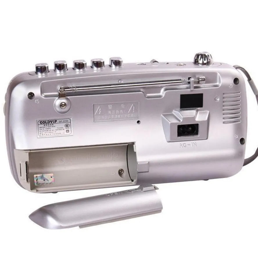 Портативная FM магнитола для пожилых людей полнодиапазонная модуляционная с