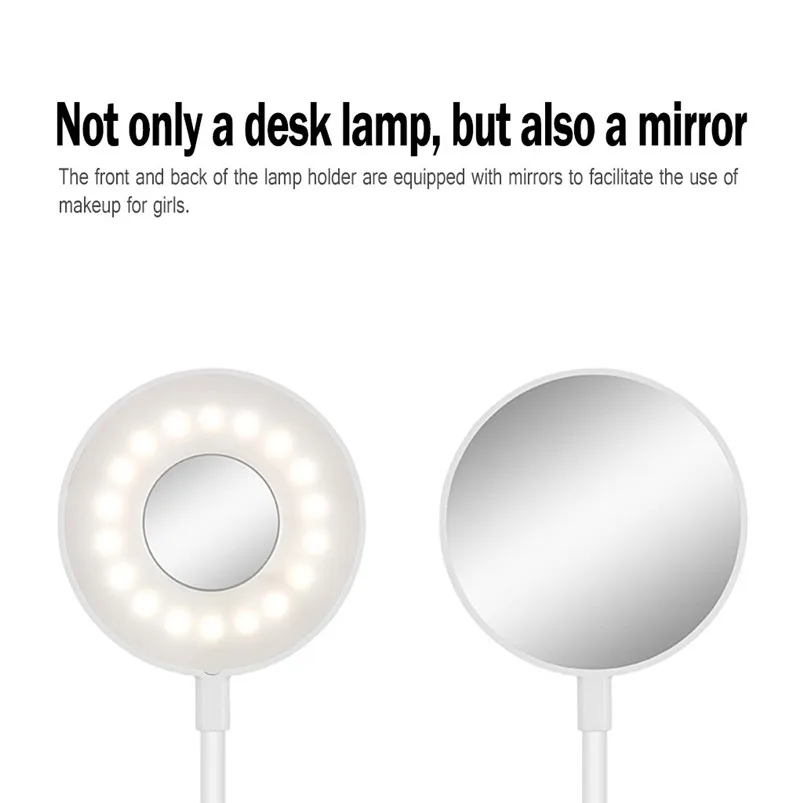 USB Remote Rechargeable Sensor LED Desk Lamp Eye Protection Bed Table Reading Lamp Clip Light Remote Control Luces 40MR0511