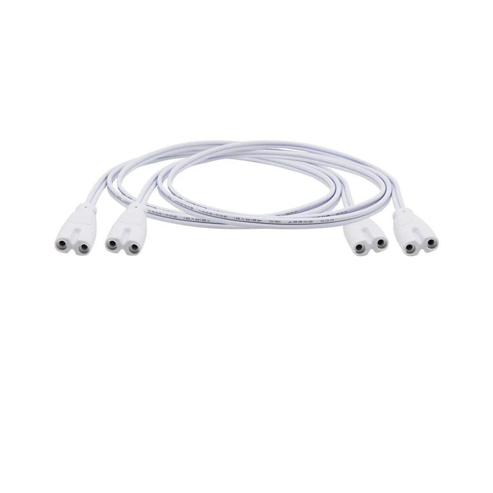 Интегрированная трубка кабель соединчющаяся между собой шнур светодиодный трубчатая лампа соединительные провода карманного электрического 2 контактный разъем трубки кабель потолочные светильники соединительная линия для T5