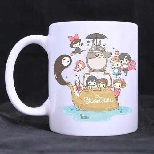 Мой сосед кружки Унесенные призраками кружка Ghibli без лица сажи спрайты Кофе