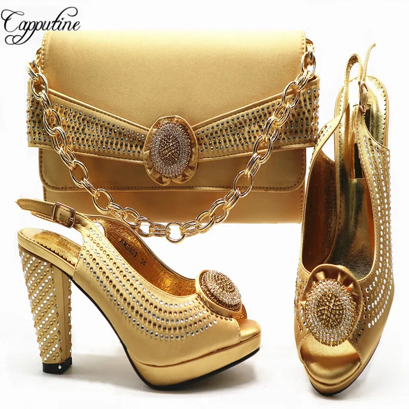 

Italian Desgin Pumps Sandals Shoes And Bag Set For Wedding Dress Summer Woman High Heels 10CM Shoes And Bag Set Shipping DHL G53