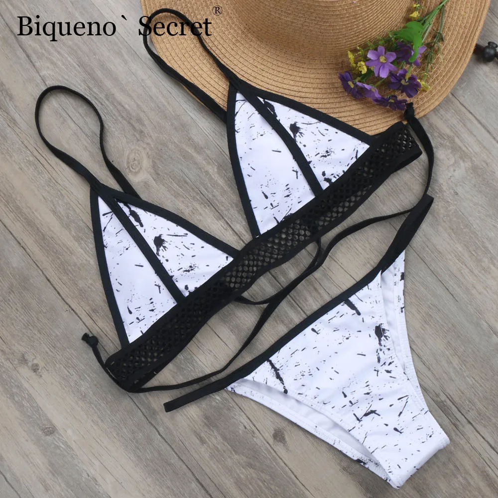 2018 Hollow Bikinis Marble Print Swimsuit Female Sexy Thong Brazilian Bikini Bandage Push Up Swimwear Biquini Micro Bathing Suit 2018 Hollow Bikinis Marble Print Swimsuit Female Sexy Thong Brazilian Bikini Bandage Push Up Swimwear Biquini Micro Bathing Suit