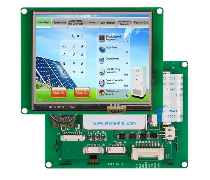 3,5 "модуль дисплея TFT lcd сенсорный экран с программой + Программное обеспечение использования в промышленных