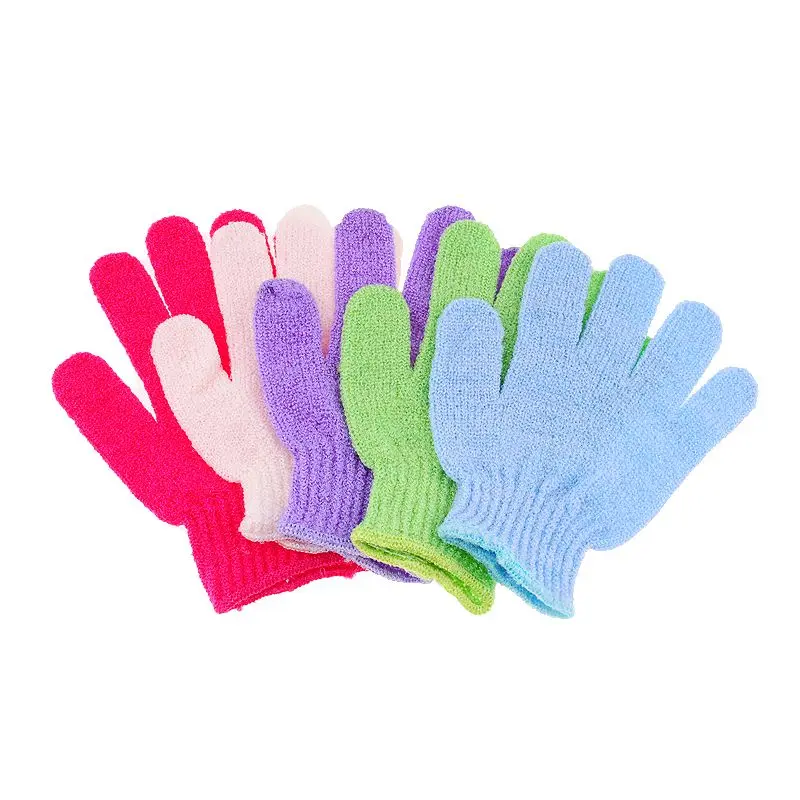3PCS Glove style paddle style scrub towel glove style mattress / bath