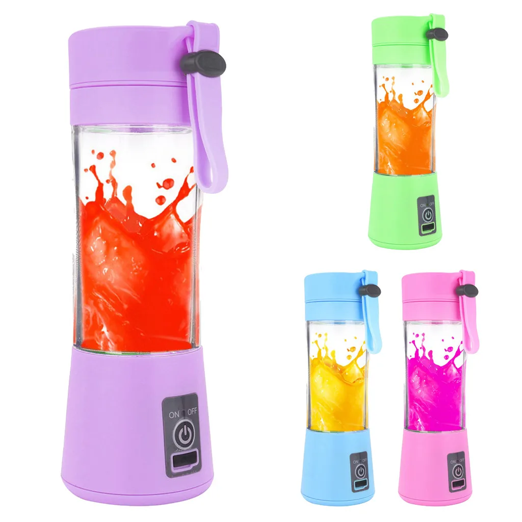 

380ml USB Electric Fruit Juicer Handheld Smoothie Maker Multipurpose Juice Cup Egg Whisk Food Small Cut Mixer Juice Making Cup