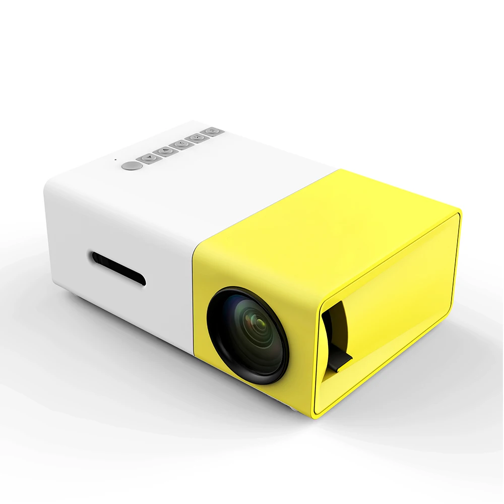 HD Mini Home Projectors Mobile Phone Micro-Portable Projector Foreign Trade Explosion Models Movies Crown YG300