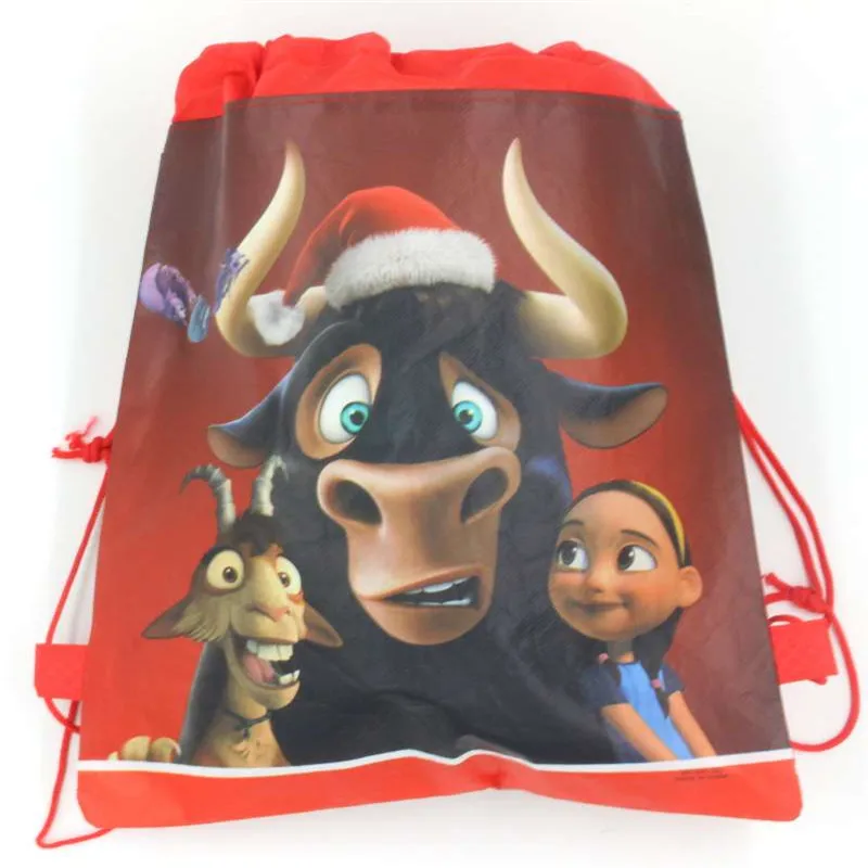 

24pcs/lot Ferdinand bundle pocket Vampirina theme wedding non-woven backpack children like birthday party gift bag supply