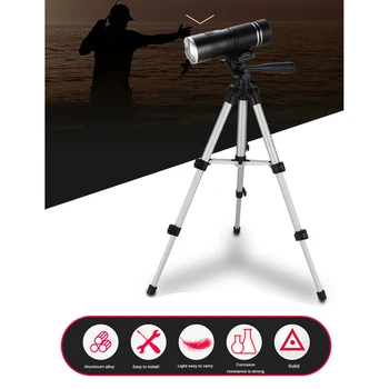 

Mini Tripods Flexible fold Stand Tripod Mount Night fishing light bracket Free Holder For Smart Phone camera Aluminum alloy