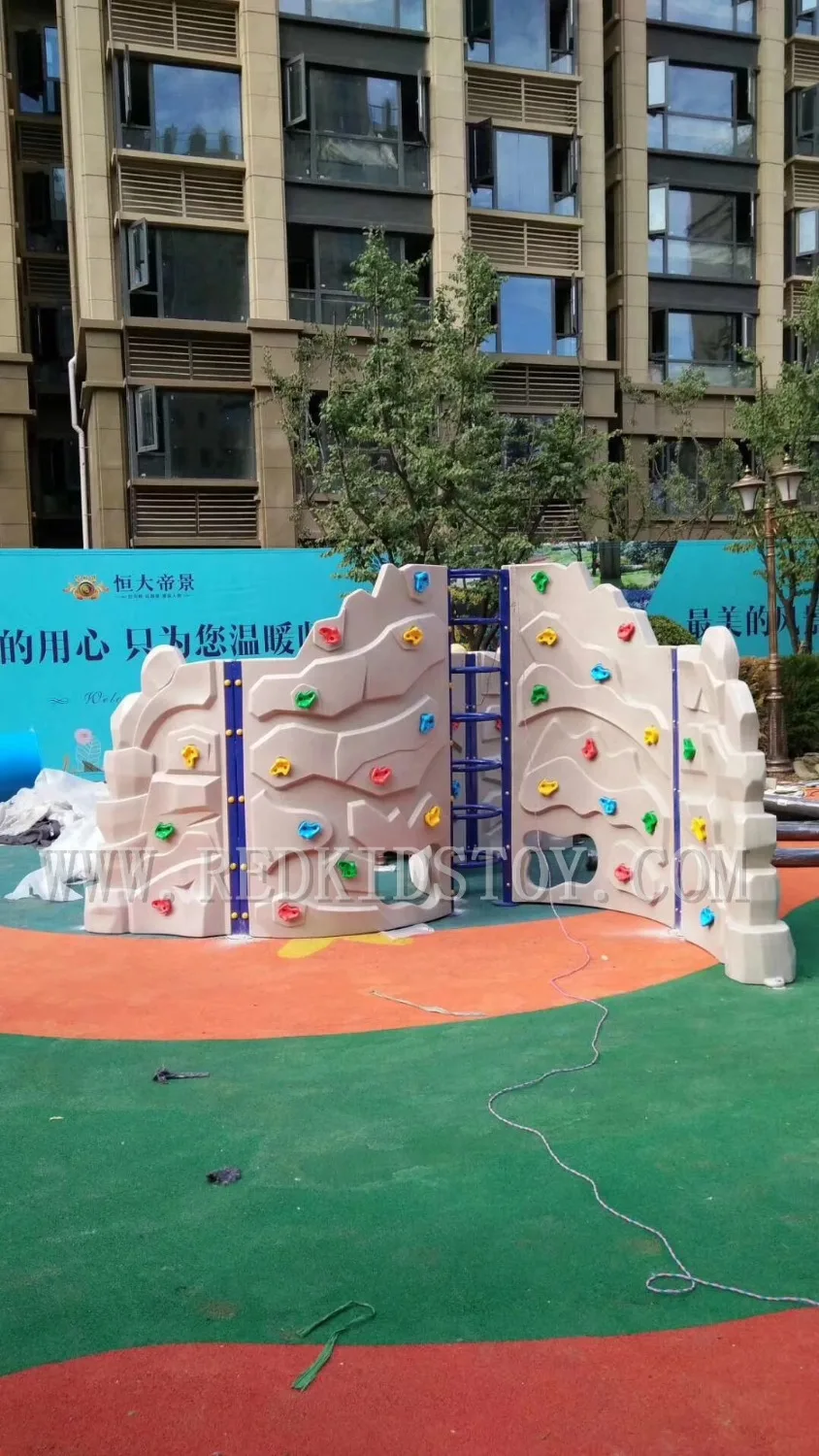 

Exported to Poland Rock Climbing 6 in One High Quality Kids Plastic Climbing Facility HZ-70214j