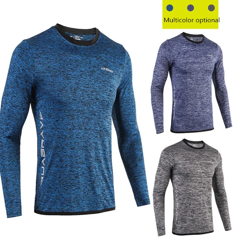 

38-Sports Long Sleeve T-shirt Outdoor Training Running Sports Fast-drying Jacket Absorbing Dry Elasticity Sports Long Sleeves