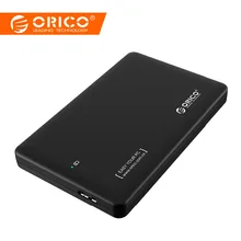 ORICO 2599US3 Sata to USB 3.0 HDD Case Tool Free 2.5 HDD Enclosure for Notebook Desktop PC (Not including HDD)