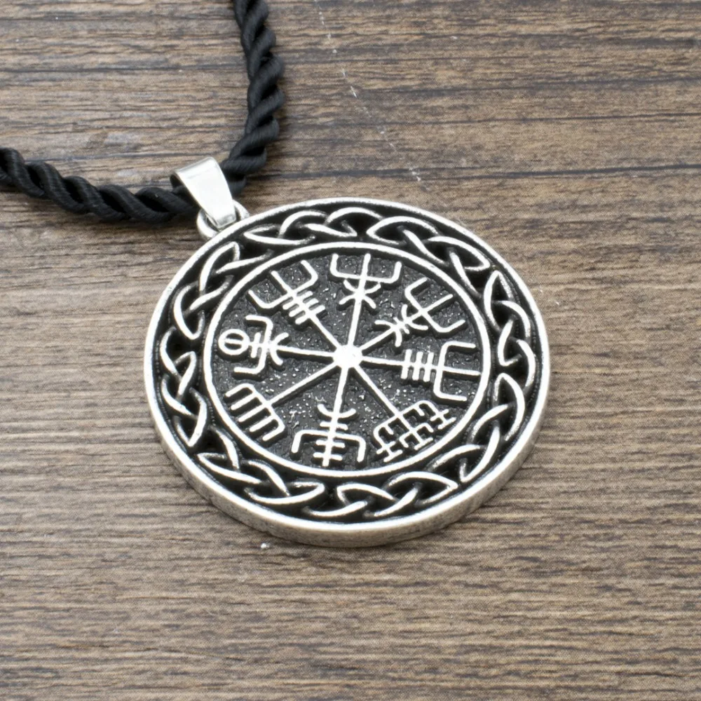 1 قطع أزياء وصول جديدة العتيقة الفضة مطلي الآيسلندية vegvisir رمز الحماية ، العصي السحرية البوصلة sanlan 1 قطع أزياء وصول جديدة العتيقة الفضة مطلي الآيسلندية vegvisir رمز الحماية ، العصي السحرية البوصلة sanlan
