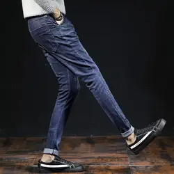 2019 новые летние японские мужские повседневные джинсы стрейч стиль мужские брюки