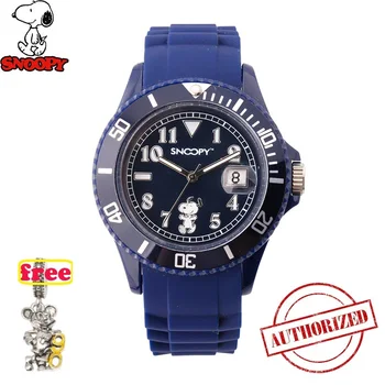 

SNOOPY Silicone Watch sports Quartz Watch Unisex Boys Children Girl's Beautiful Students All-Match kids Watches Montre Femme 735