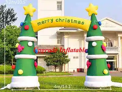 4m merry christmas inflatable tree arch outdoor decoration inflatable christmas arch for holiday in ballons accessories from home garden on - Christmas Arch Decorations 4m merry christmas inflatable tree arch outdoor decoration inflatable christmas arch for holiday in ballons accessories from home garden on - Christmas Arch Decorations