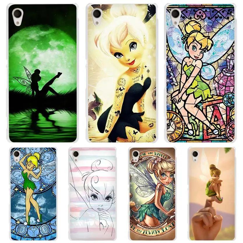 

Tinkerbell hard Transparent Case Cover Coque for Sony Xperia z1 z2 z3 z4 z5 m4 aqua m5 XA XZ C4 E4 E5 C5
