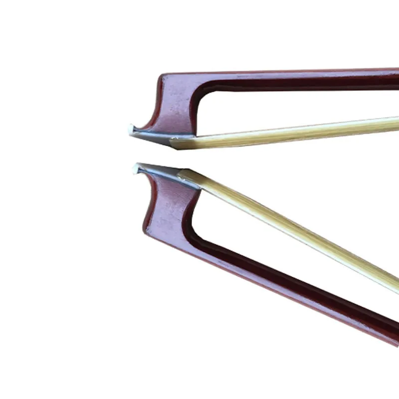 Exquisite Violin Bow Ebony Frog Cowhells Enfold Brazilwood Horsehair Octagonal Fiddle Bows Violino 4/4 parts violon accessoire