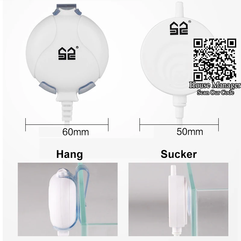 Мини воздушный насос подвесная присоска бак стол увеличение кислородный