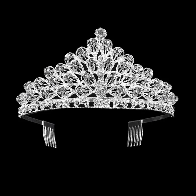 buy Princess Tiaras Crowns Bride Pageant Crowns Hair Comb Ornaments Jewelry Queen Diadem Wedding Tiaras Bride King Headband LB