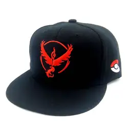 YM 3 вида стилей новые мужчины/женщины/пара Pokemon GO бейсболки хип-хоп полиэстер хлопок Регулируемый Snapback Черный крутые шляпы оптовая продажа