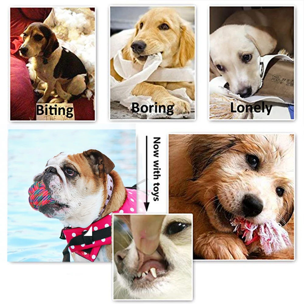 5 Packs Interactive Toys Dogs Chew Cotton Toy (5)