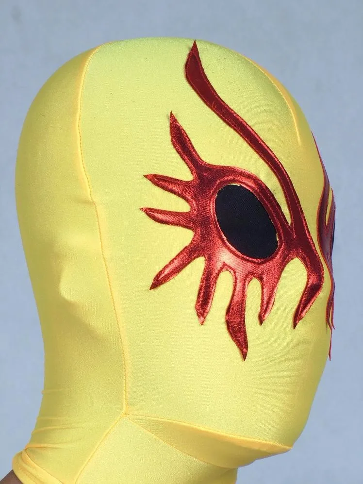 Спандекс лайкра Косплей костюмы аксессуары черный домино супергерой гримаса страшная Маскарадная маска