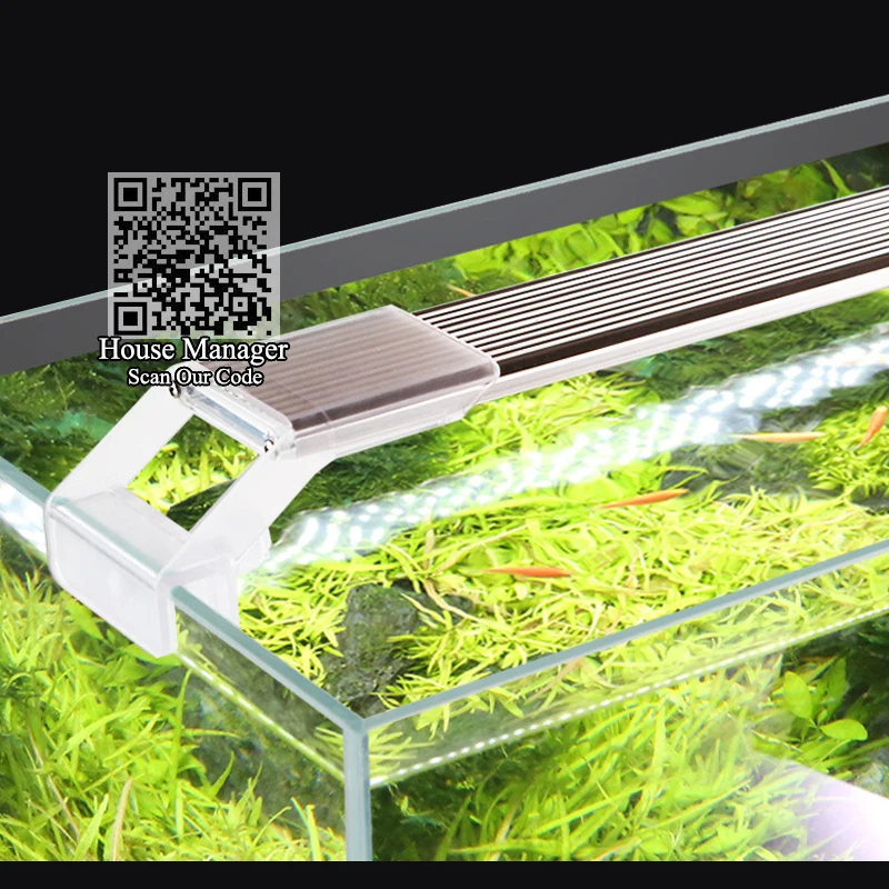 Аквариумное растение водной травы светодиодный светильник ing лампа, кронштейн светодиодный светильник для аквариума, регулируемая длина, яркий красивый спектр