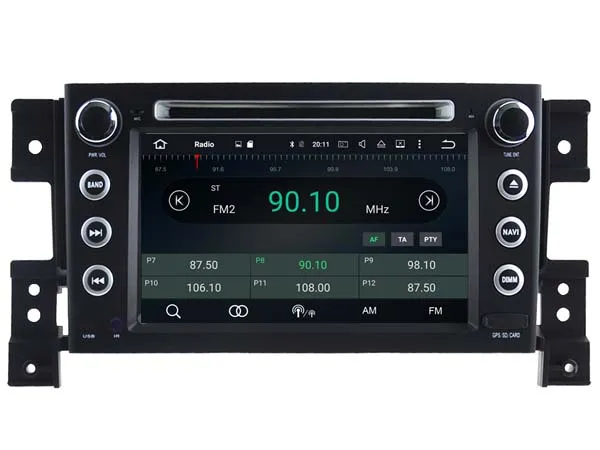 Sale Android 8.0 CAR Audio DVD player FOR SUZUKI GRAND VITARA (2006-2010) gps Multimedia head device unit receiver BT WIFI 2